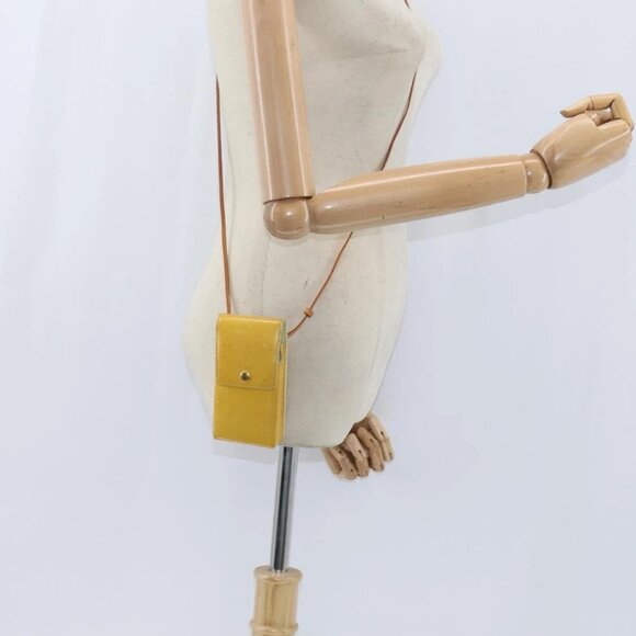 LOUIS VUITTON Monogram Vernis Walker Wallet Lime Yellow LV Auth BA6985 - Picture 15 of 16